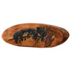 Sleeping Bear Cubs Wood Wall Carving