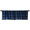 Blue Buffalo Check Valance