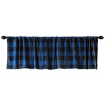 Blue Buffalo Check Valance