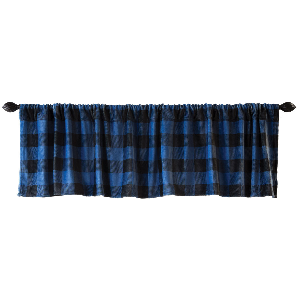 Blue Buffalo Check Valance