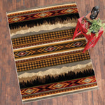 Mountain Skyline Rug - 5 x 8