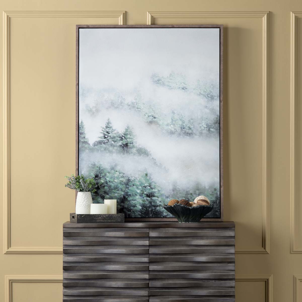 Misty Forest Majesty Wall Art