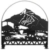 Creekside Bear Arched Fireplace Screen
