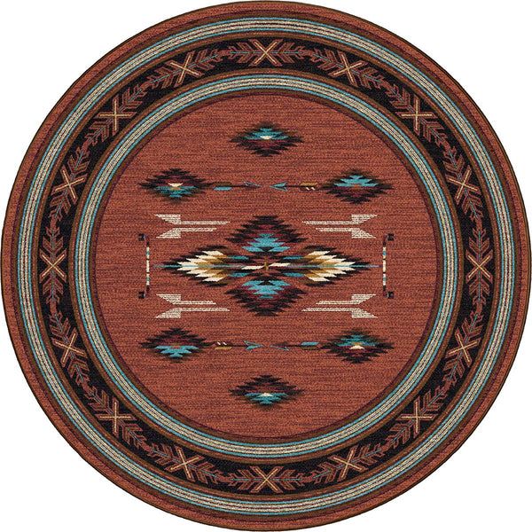 Canyon Winds Rug - 8 Ft. Round
