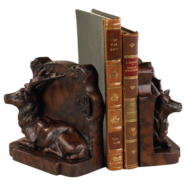 Laying Stag Bookends