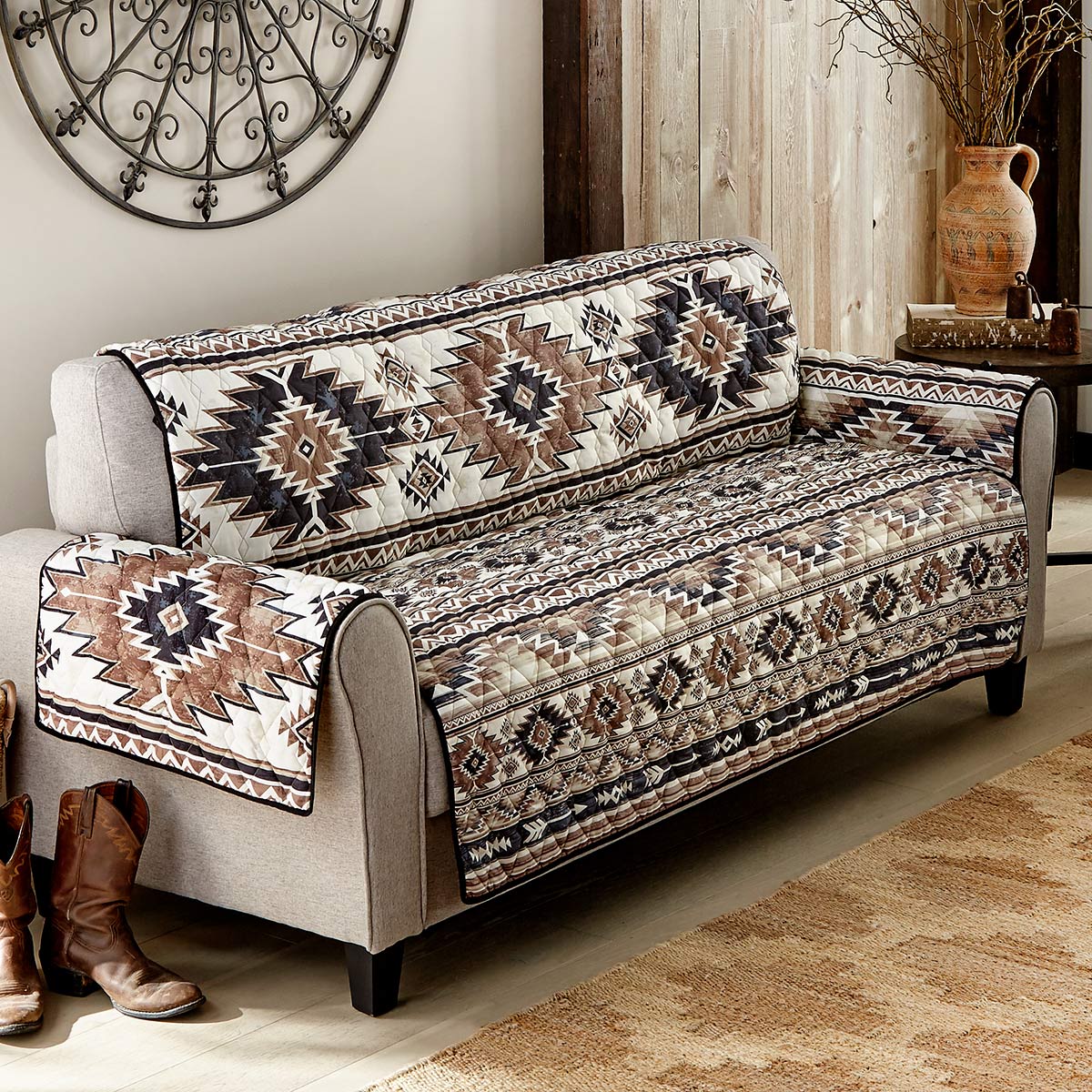 Black Forest Decor Canyon Southwest Sofa Cover - Thumbnail 2