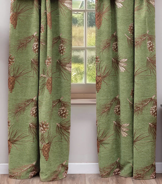 Pinecone Chenille Drapes