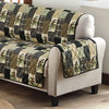 Pinecones & Chickadees Patchwork Loveseat Cover - CLEARANCE