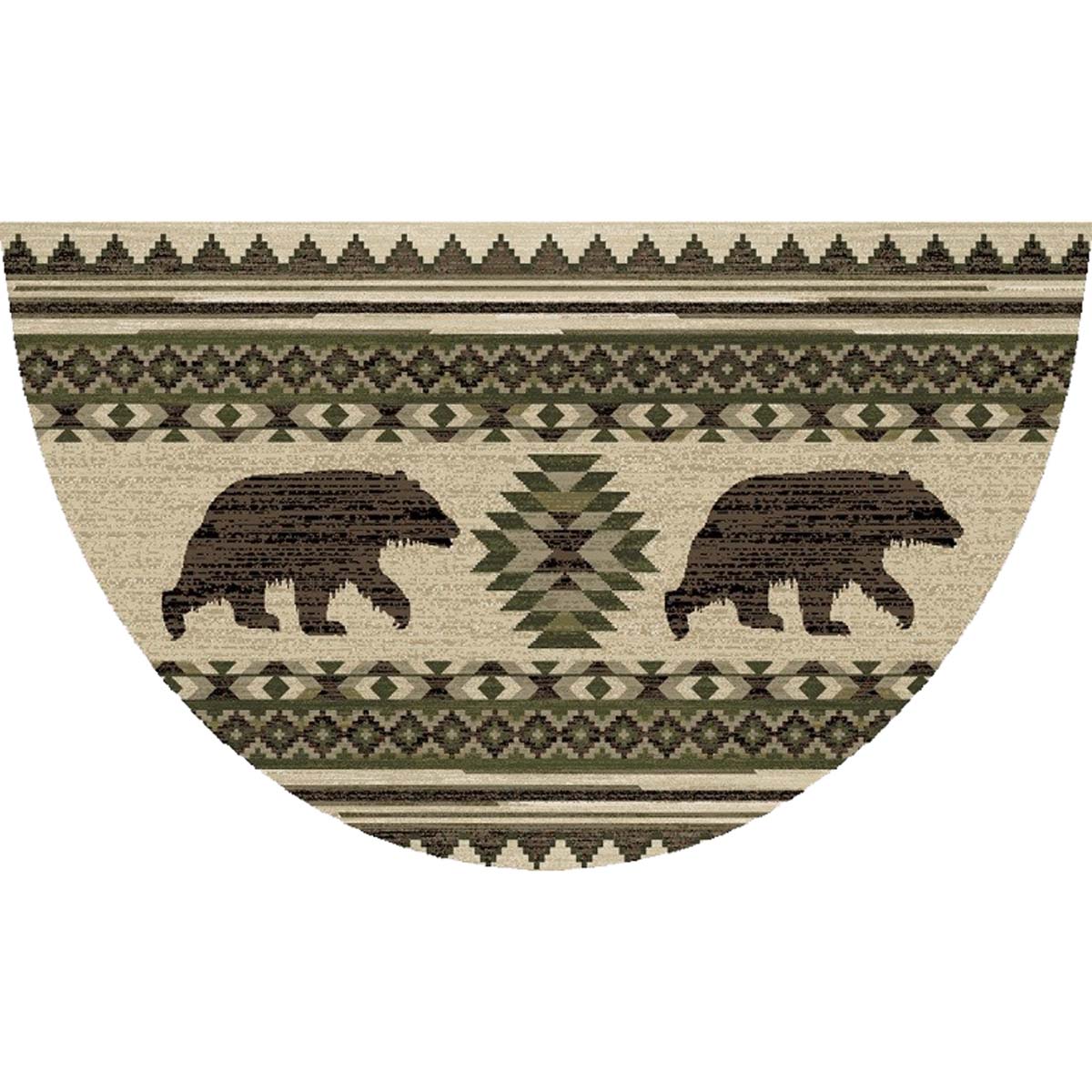Wedge Rugs Woodland Roam Wedge Rug | Black Forest Decor