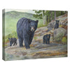 Mama & Cubs Canvas Wall Art