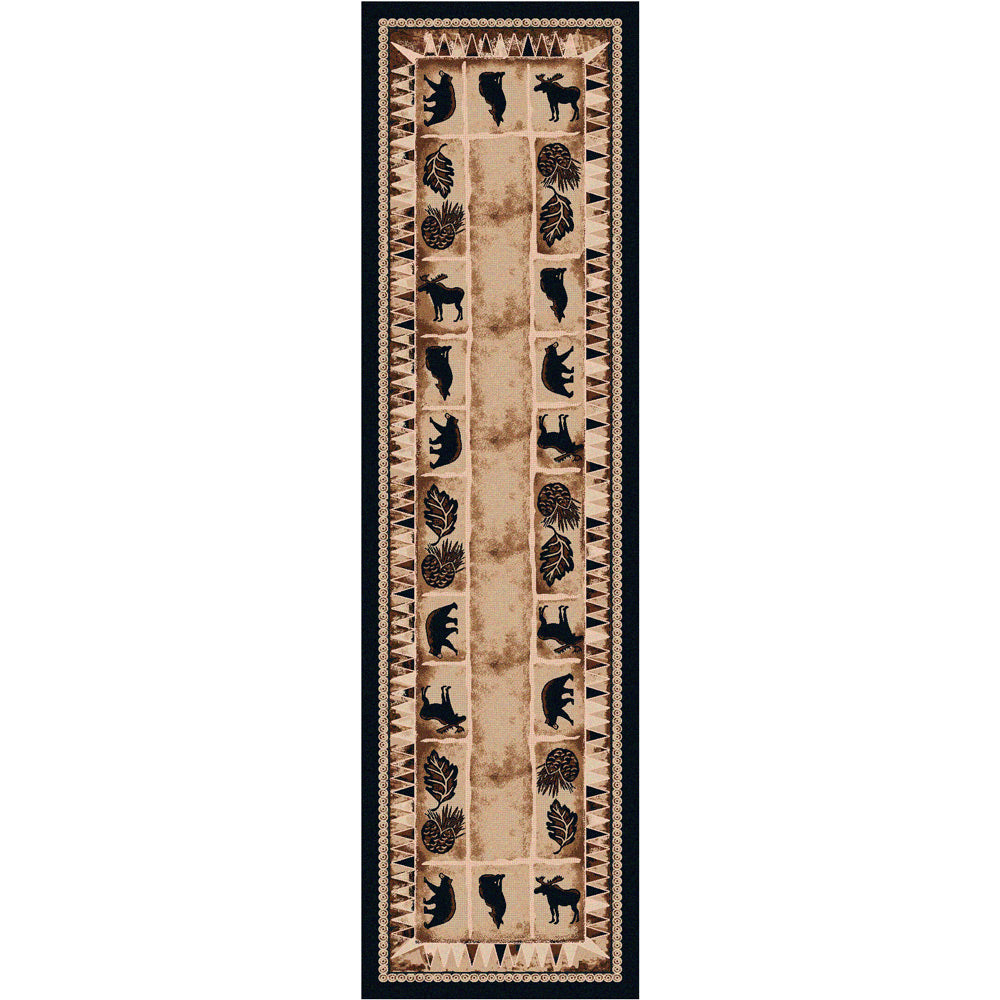 Northern Wildlife Rug - 2 x 8