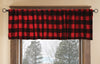Buffalo Plaid Plush Valance - OVERSTOCK