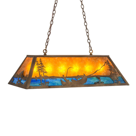 Mountain Shores Oblong Pendant Light