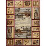 Peaceful Cabin Retreat Rug - 5 X 7
