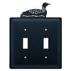 Loon Double Switch Cover