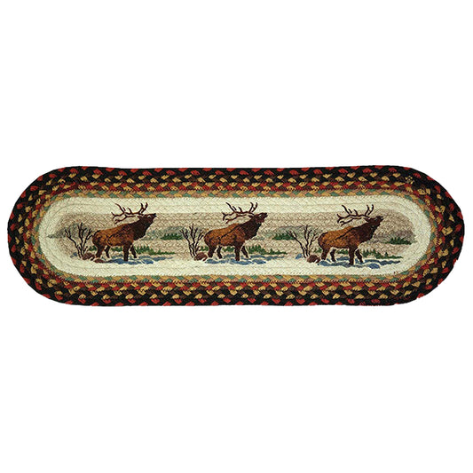 Bugling Elk Oval Stair Treads - Set of 2