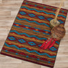 Turquoise Diamonds Rug - 5 x 8