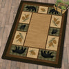 Black Bear Cottage Rug - 3 x 4