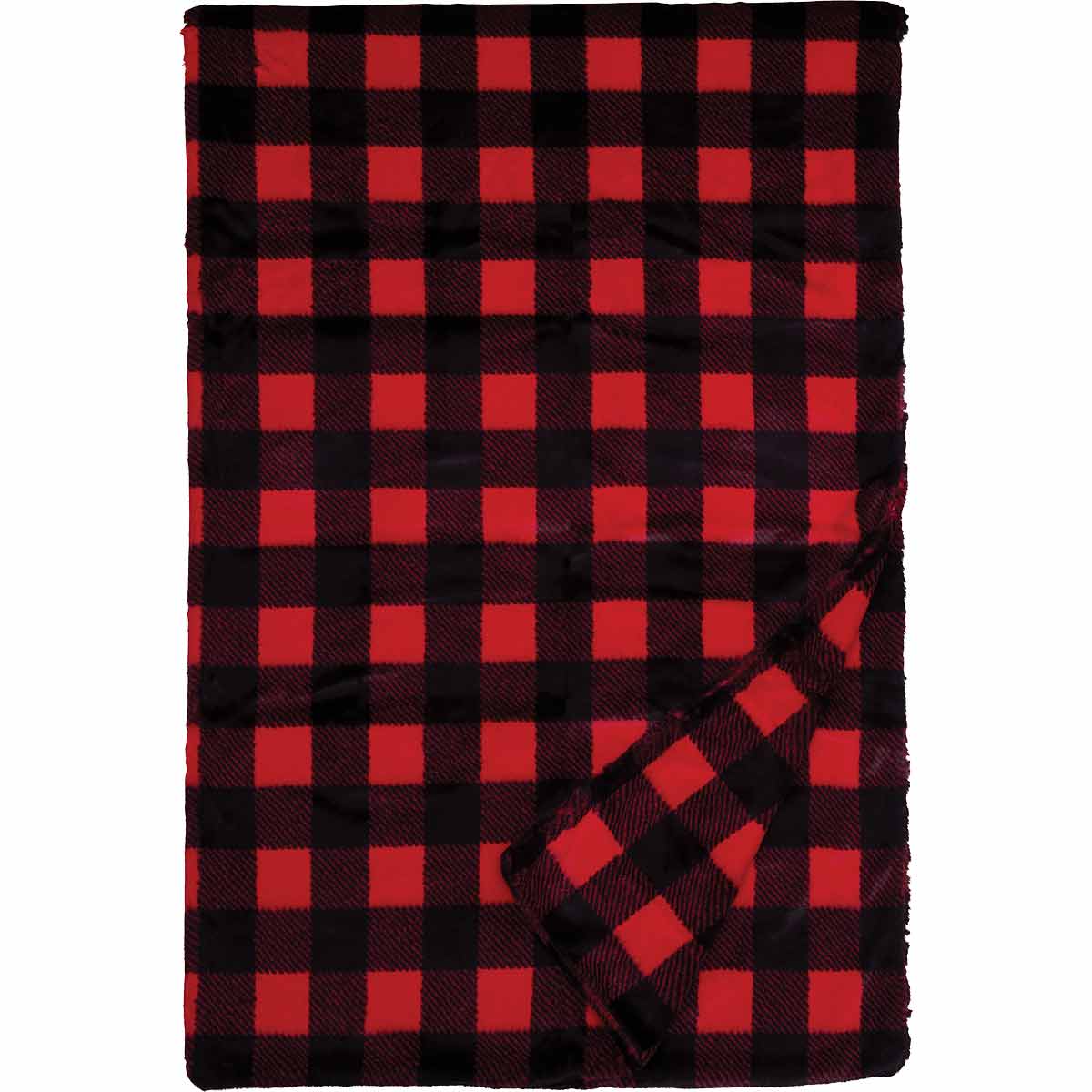 Checkers Scarlet Throw