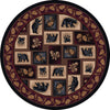 Bear Patch Rug - 8 Ft. Round