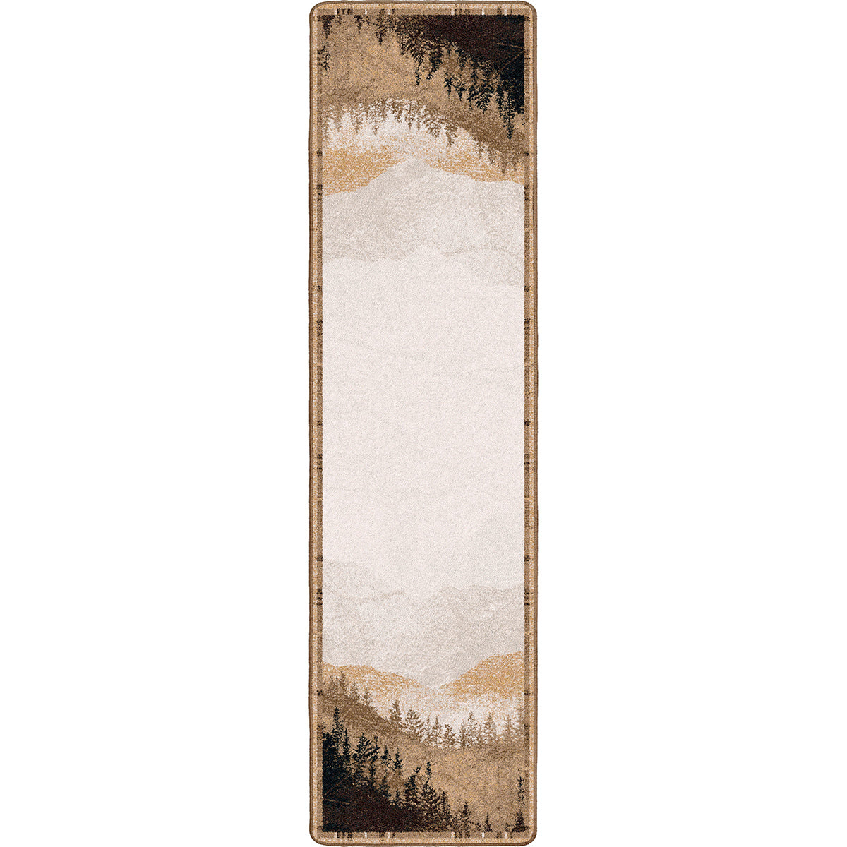 Mountain Crest Rust Rug - 2 x 8