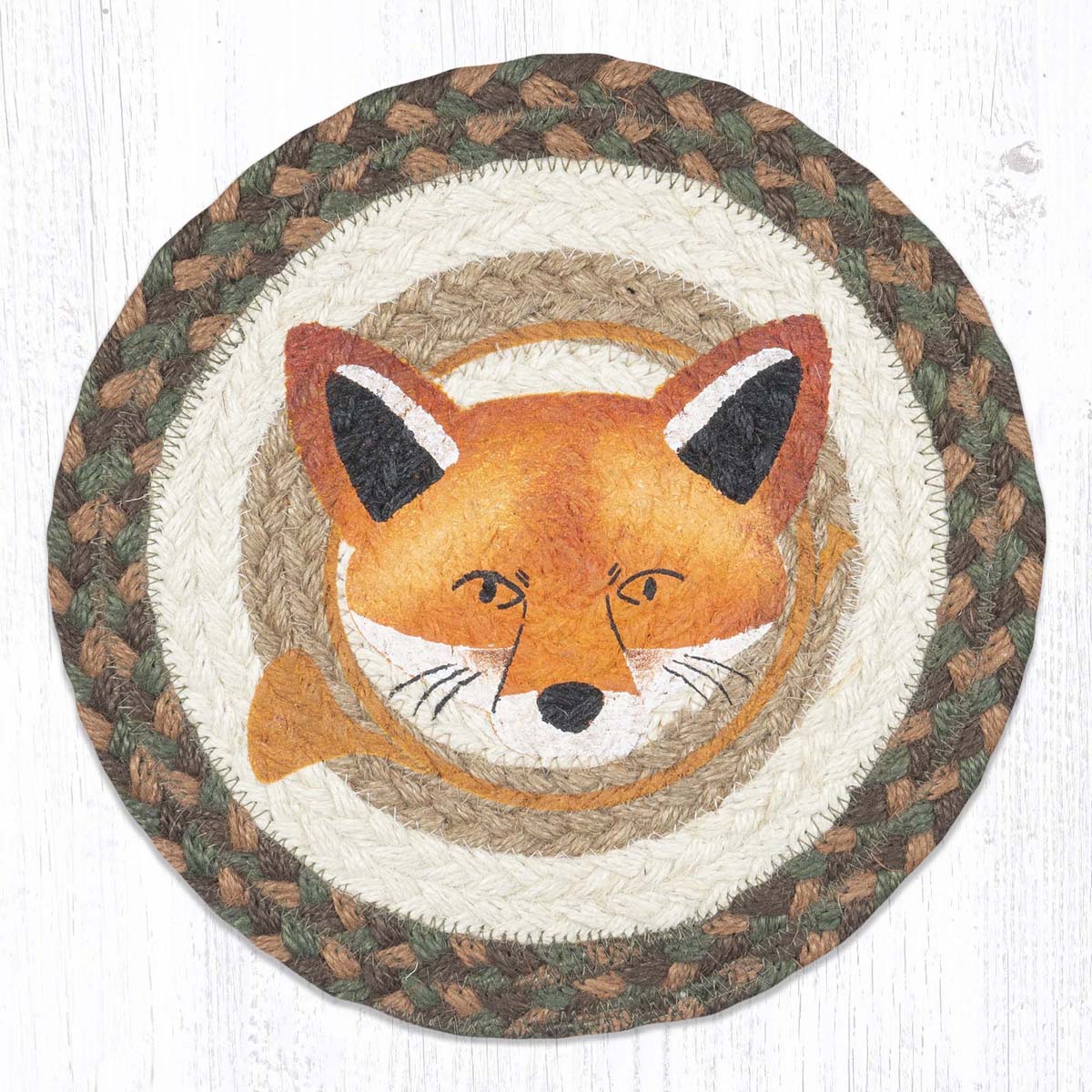 Sly Fox Round Trivets - Set of 3