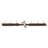 Skier 6 Hook Coat Rack