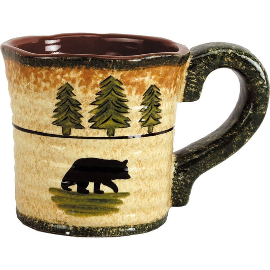 Strolling Bear 4 Pc Mug Set