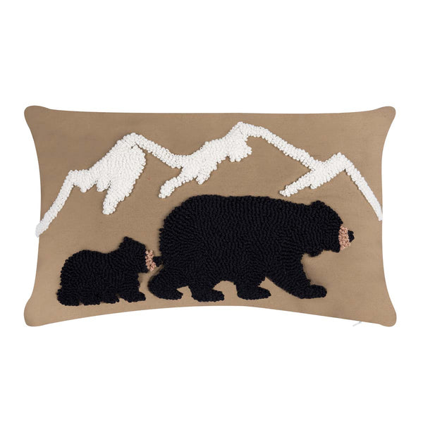 Mountain Haven Hooked Pillow