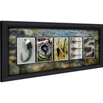 Stream Fishing Personalized Framed Canvas