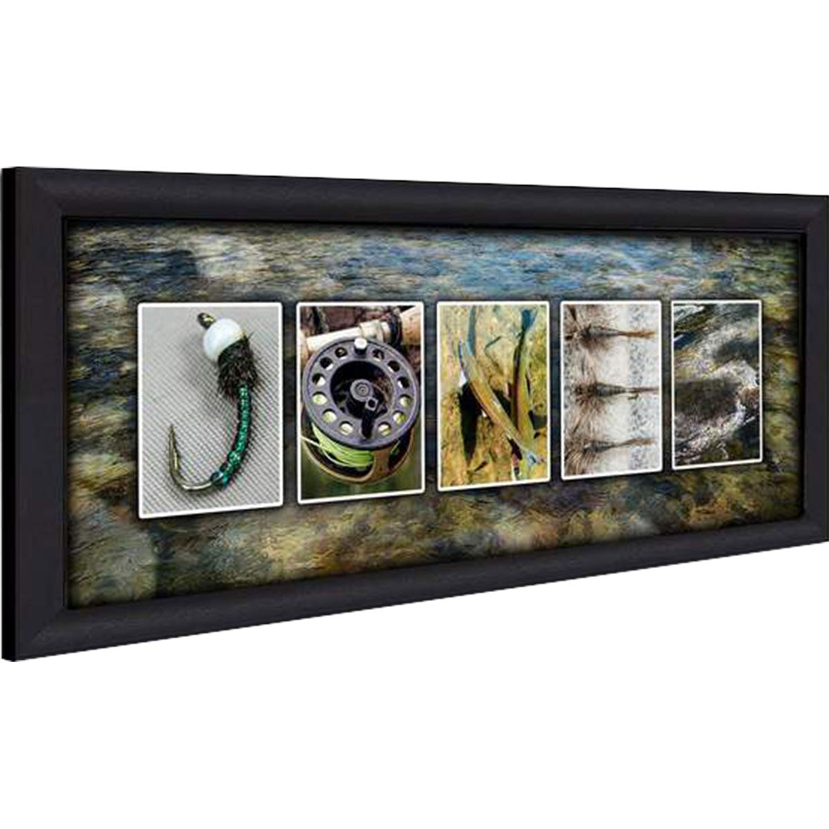 Stream Fishing Personalized Framed Canvas