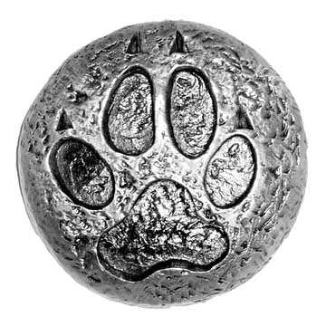 Wolf Track Cabinet Knob - Set of 2