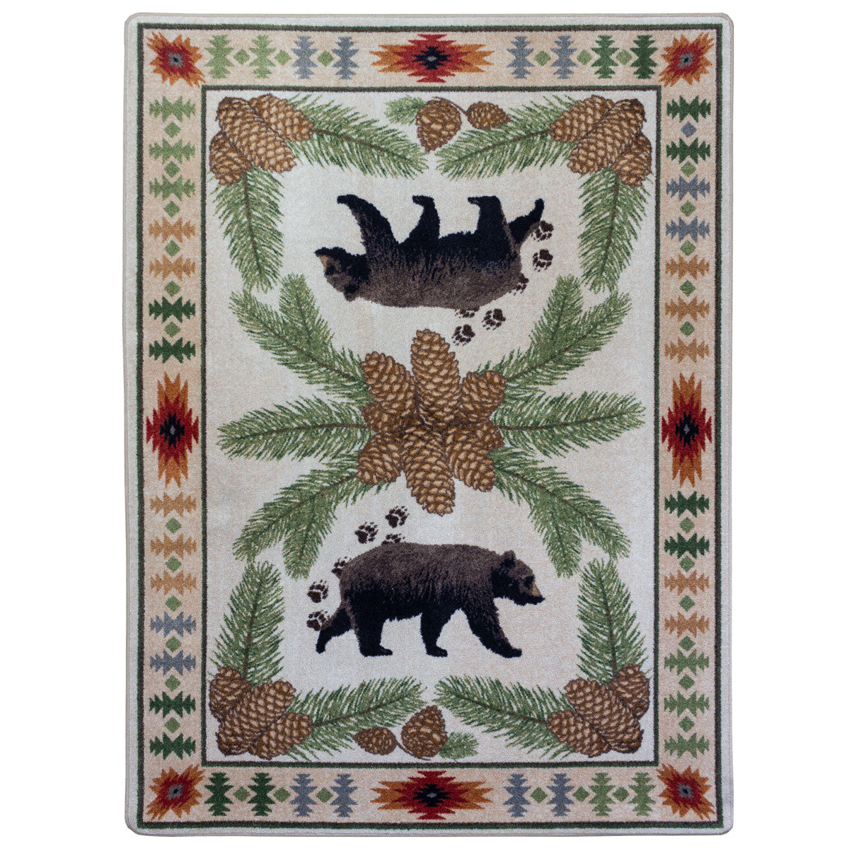 Bear Tracks Rug - 3 x 4