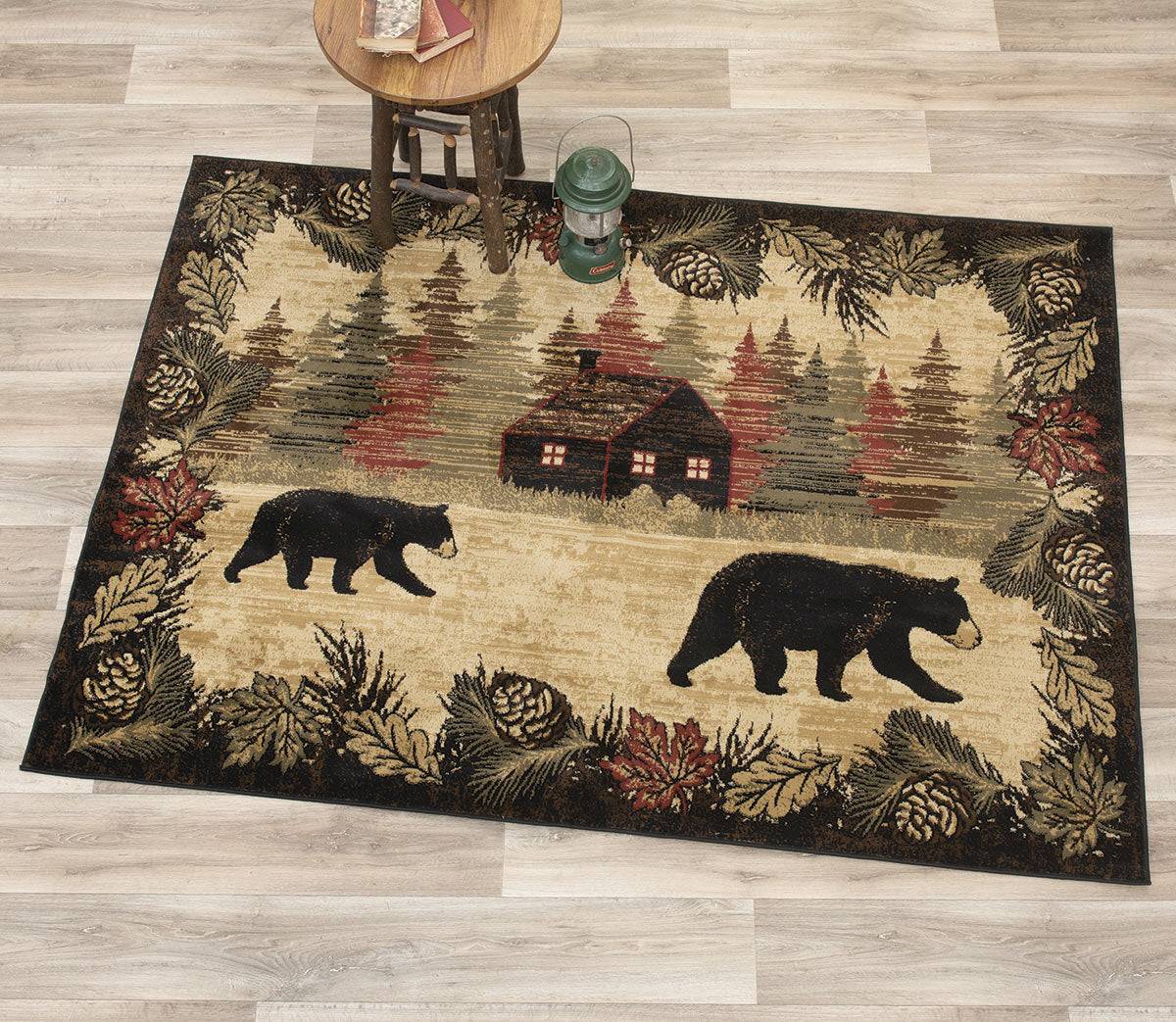 Cabin in the Pines Rug - 2 x 3