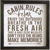 Cabin Rules IV Wall Art