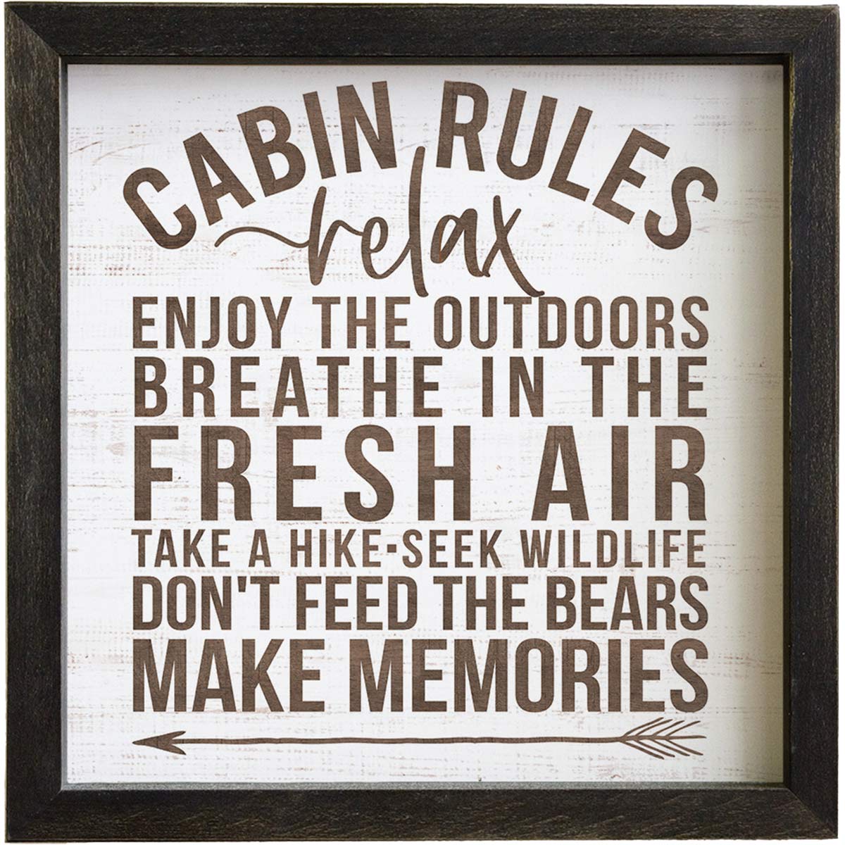 Cabin Rules IV Wall Art