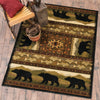 Black Bear River Rug - 2 x 3