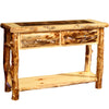 Aspen Sofa Table with Slate Top - Moose