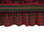 Wooded River Bear 5 Bedskirt - King