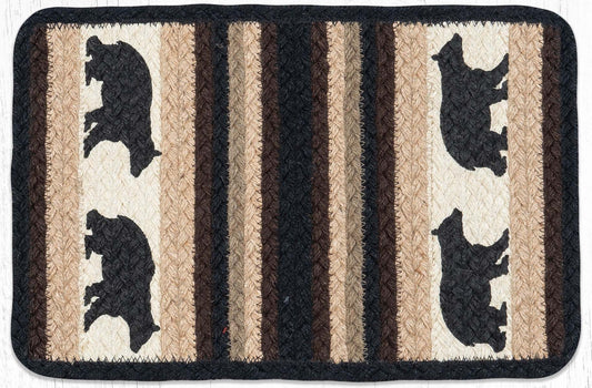 Bear Striped Placemats - Set of 4