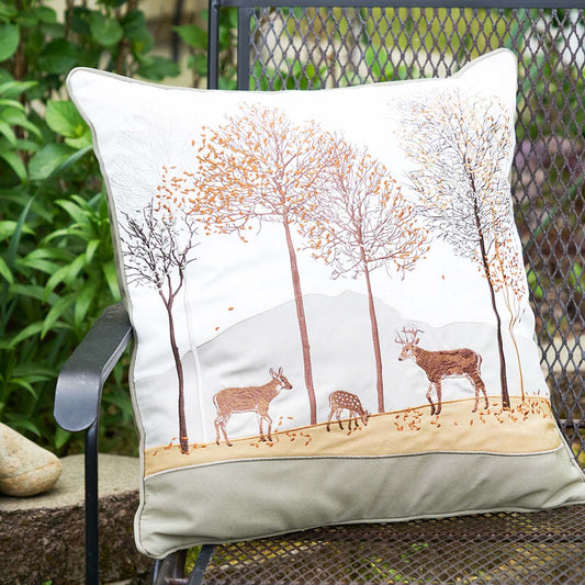 Woodland Adventure Deer Pillow