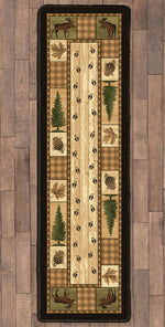 Moose Lodge Retreat Rug - 2 x 8
