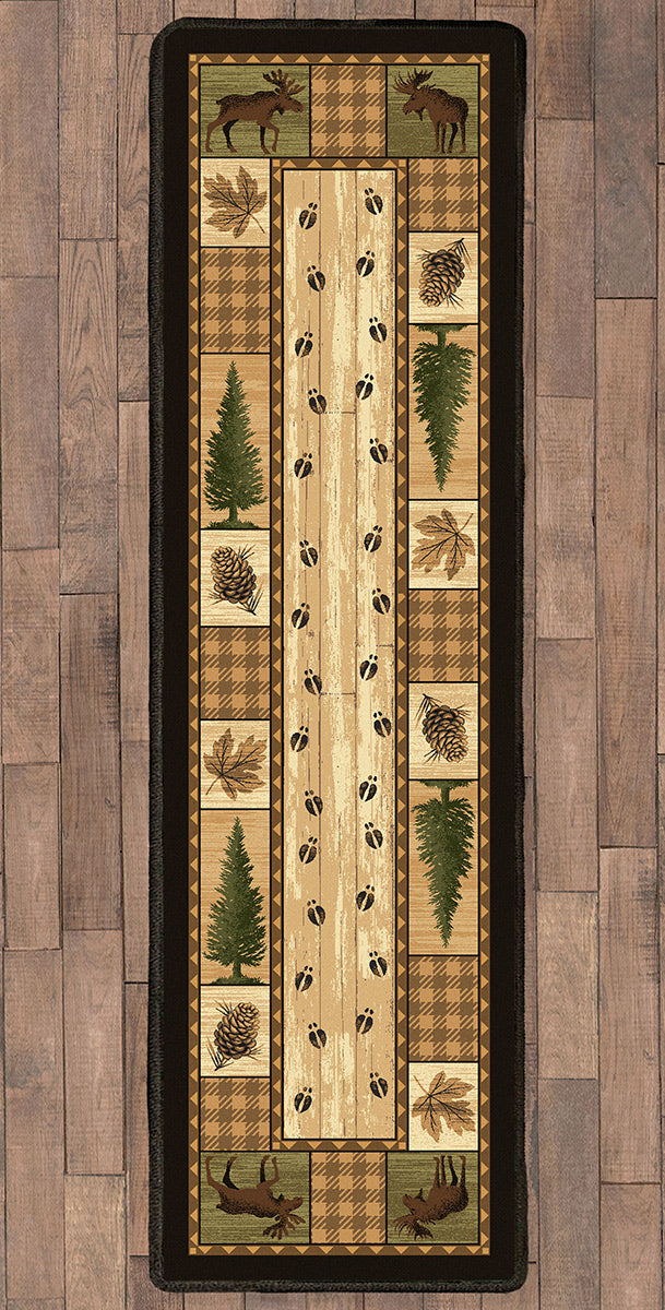 Moose Lodge Retreat Rug - 2 x 8