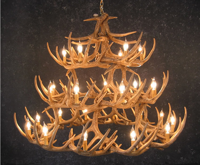 Whitetail 42 Antler Chandelier - SALE
