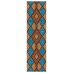 San Pedro Rust Rug - 2 x 8