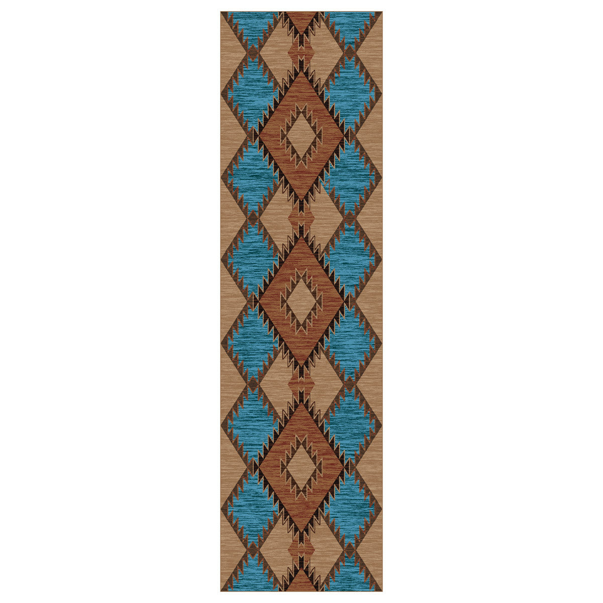 San Pedro Rust Rug - 2 x 8