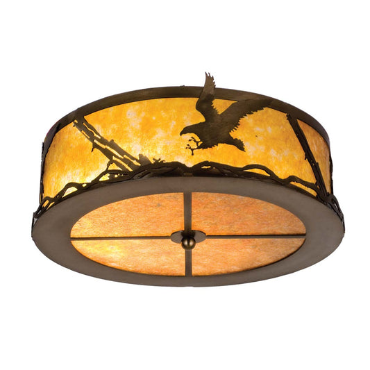Eagle Strike Flush Mount Ceiling Light