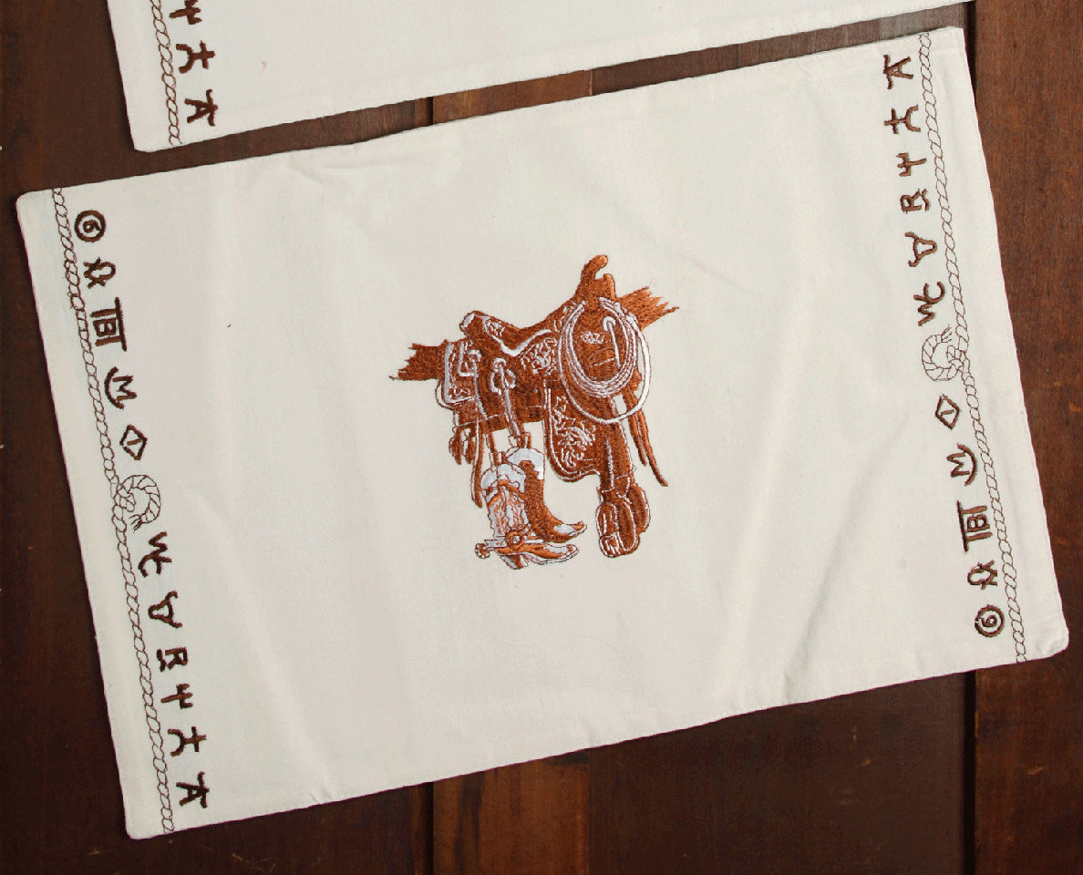 Boots & Saddle Placemats - Set of 4 - OUT OF STOCK UNTIL 07/28/2026