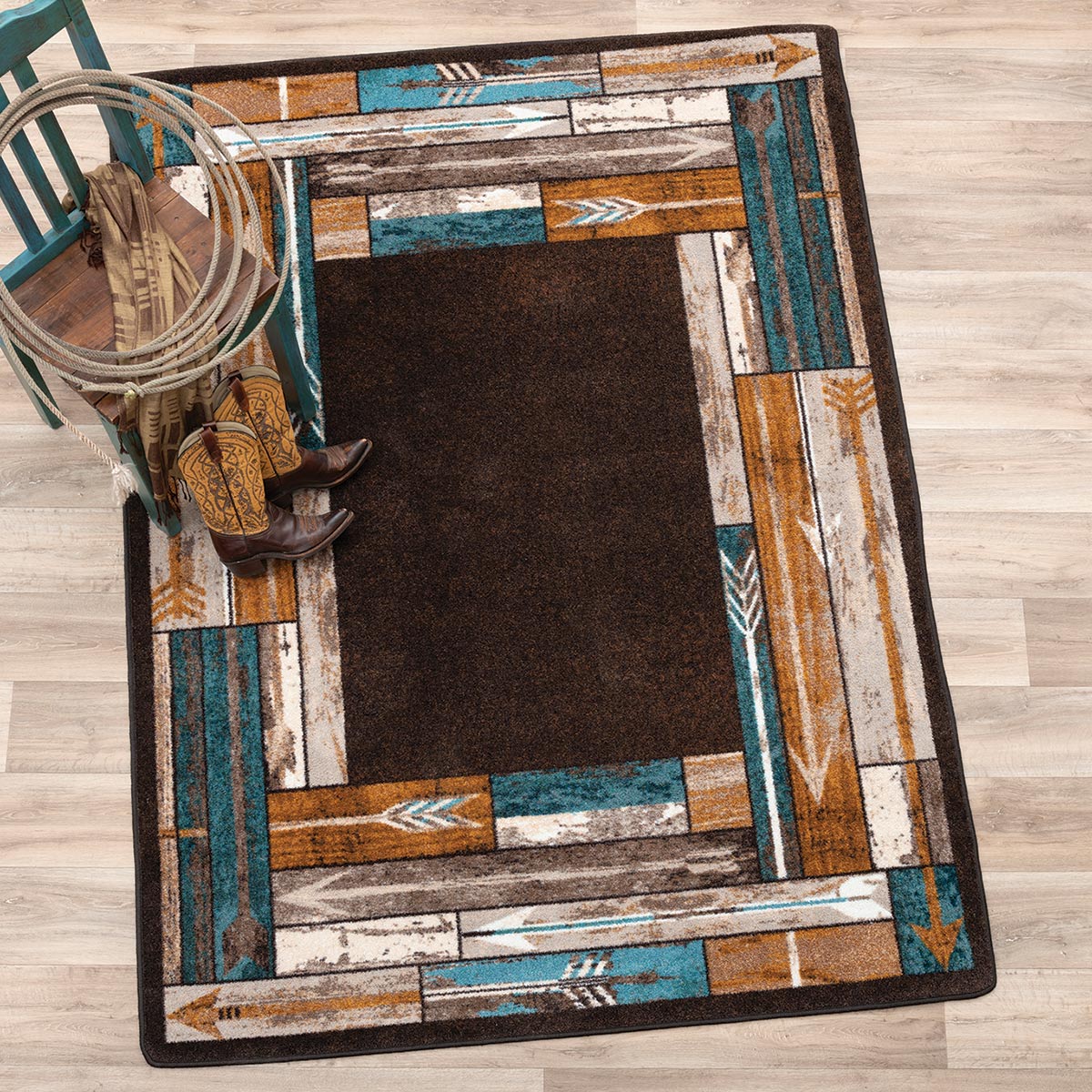 Southwest Arrows Rug - 8 x 11