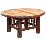 Bark-On Hickory Coffee Table - 36 Inch - Natural